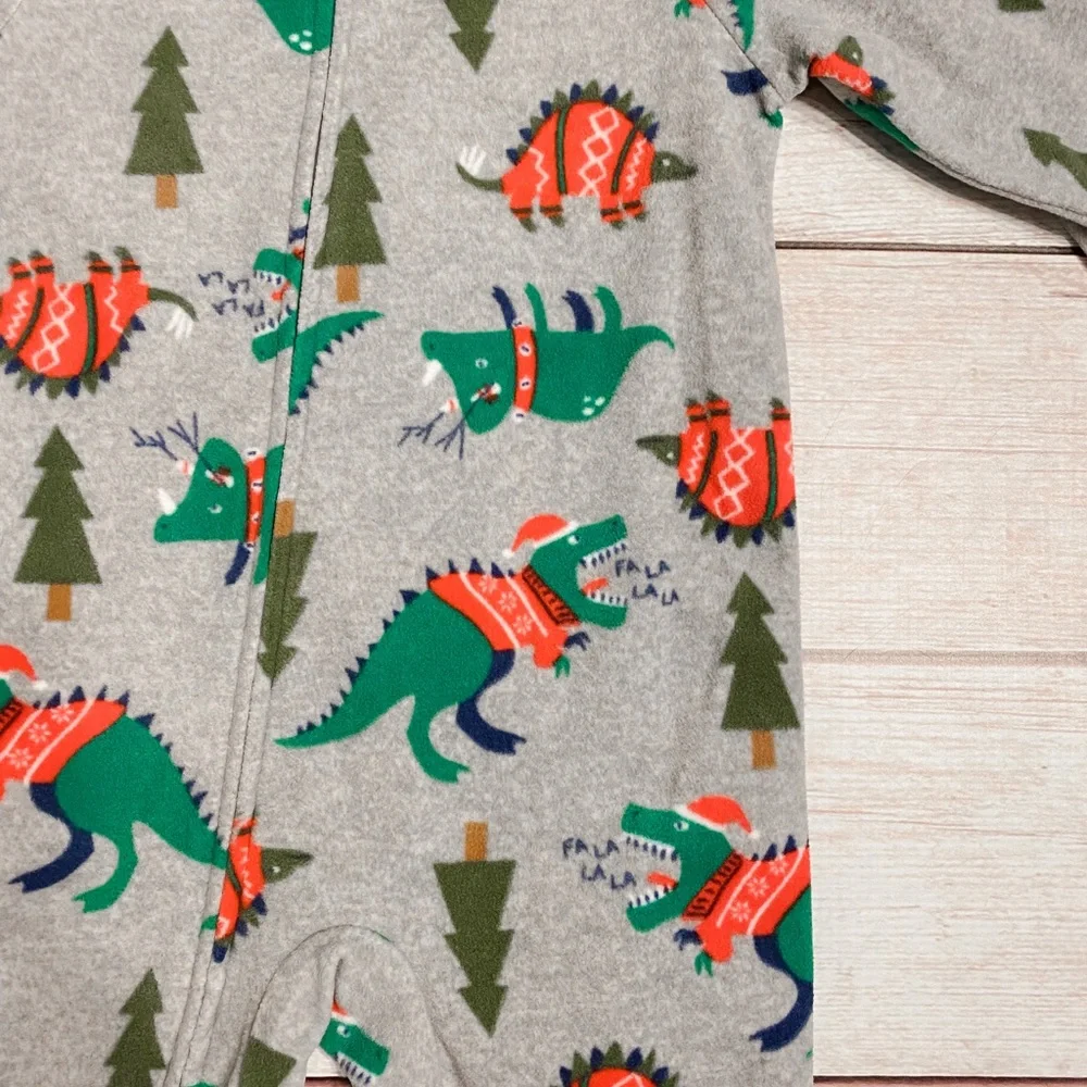 📌🆕 Carter’s • Dinosaur • Holiday Pajamas